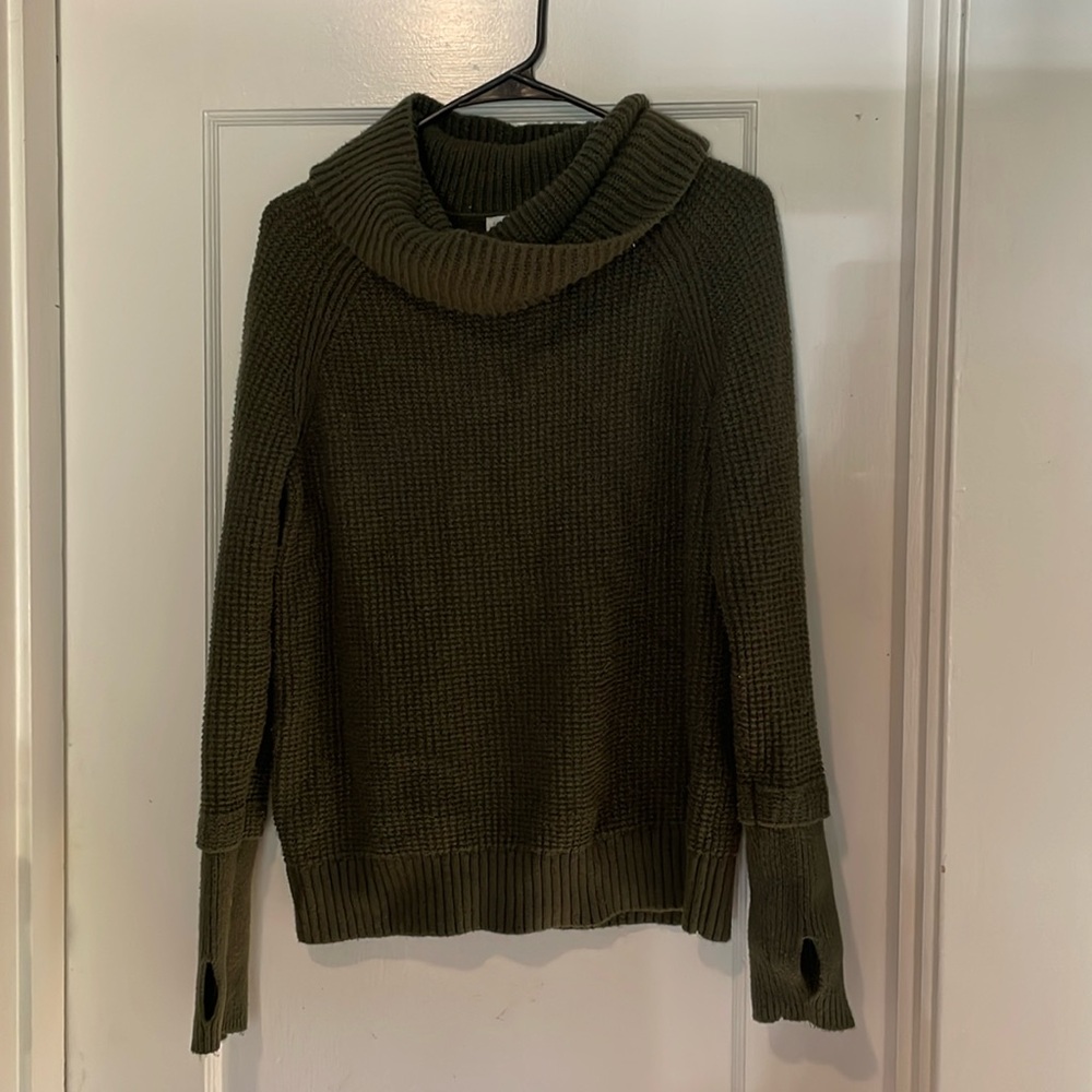 Cowl neck sweater